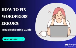 fix WordPress errors